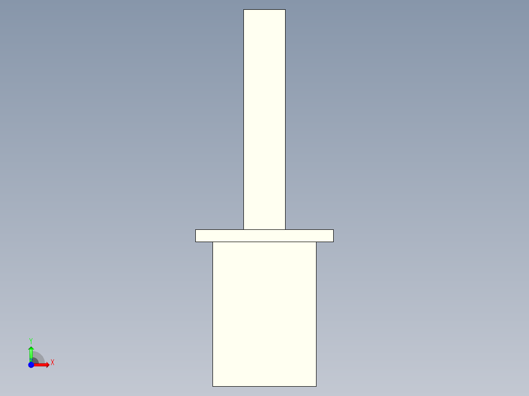 折叠挂钩前视图