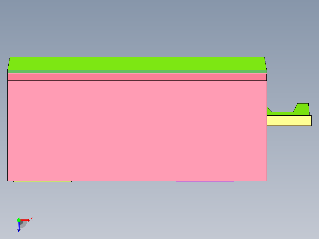 数控联动螺旋桨加工重型车铣复合机床俯视图