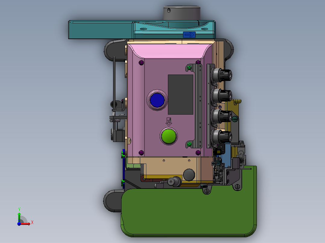 工业缝纫机 包缝机1241946===700前视图