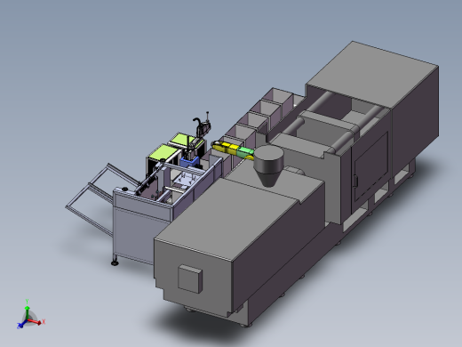 注塑产品自动装箱设备方案图
