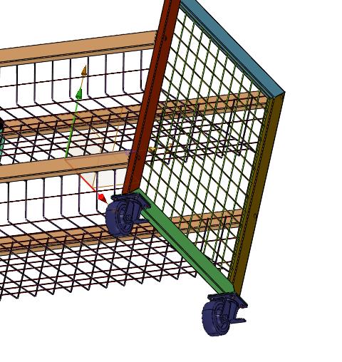 围栏搬运周转拣货车