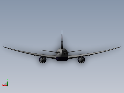 马航失踪的波音777后视缩略图