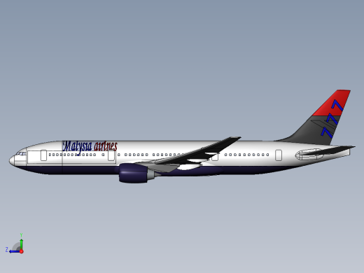 马航失踪的波音777右视缩略图