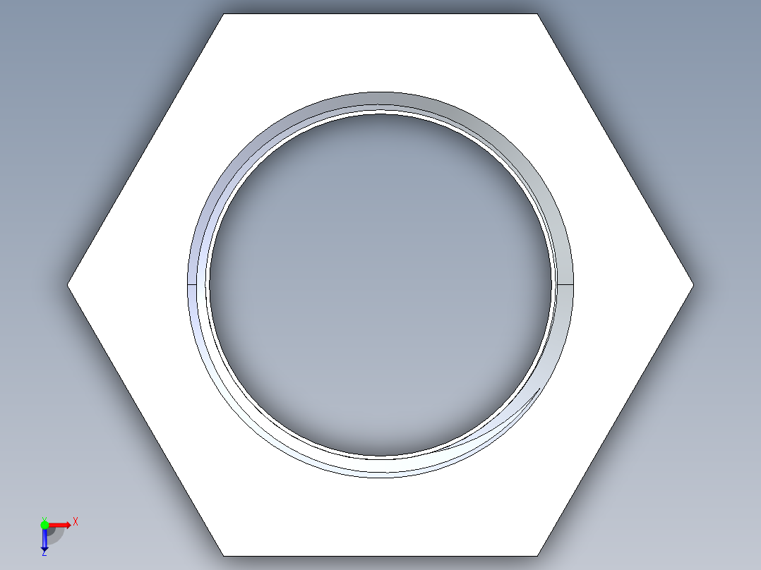 CPVC管件17-Sch80_ReducerBushing_FPTxSPIG_9838-131_1in x 0.75in俯视图