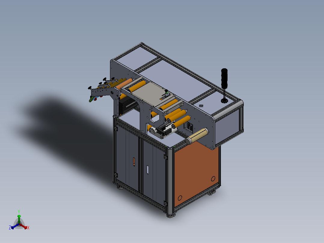 标签检测机正等轴测图