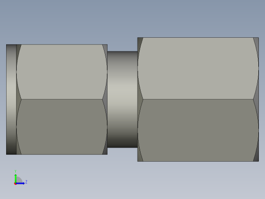 卡套式工业通用硬管接头10_gbu-s左视缩略图