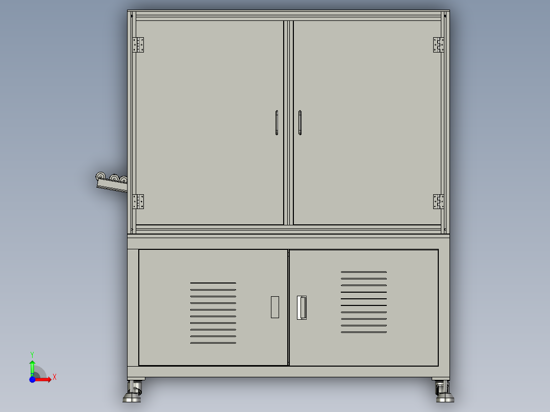 马达转子风叶组装总组图前视图