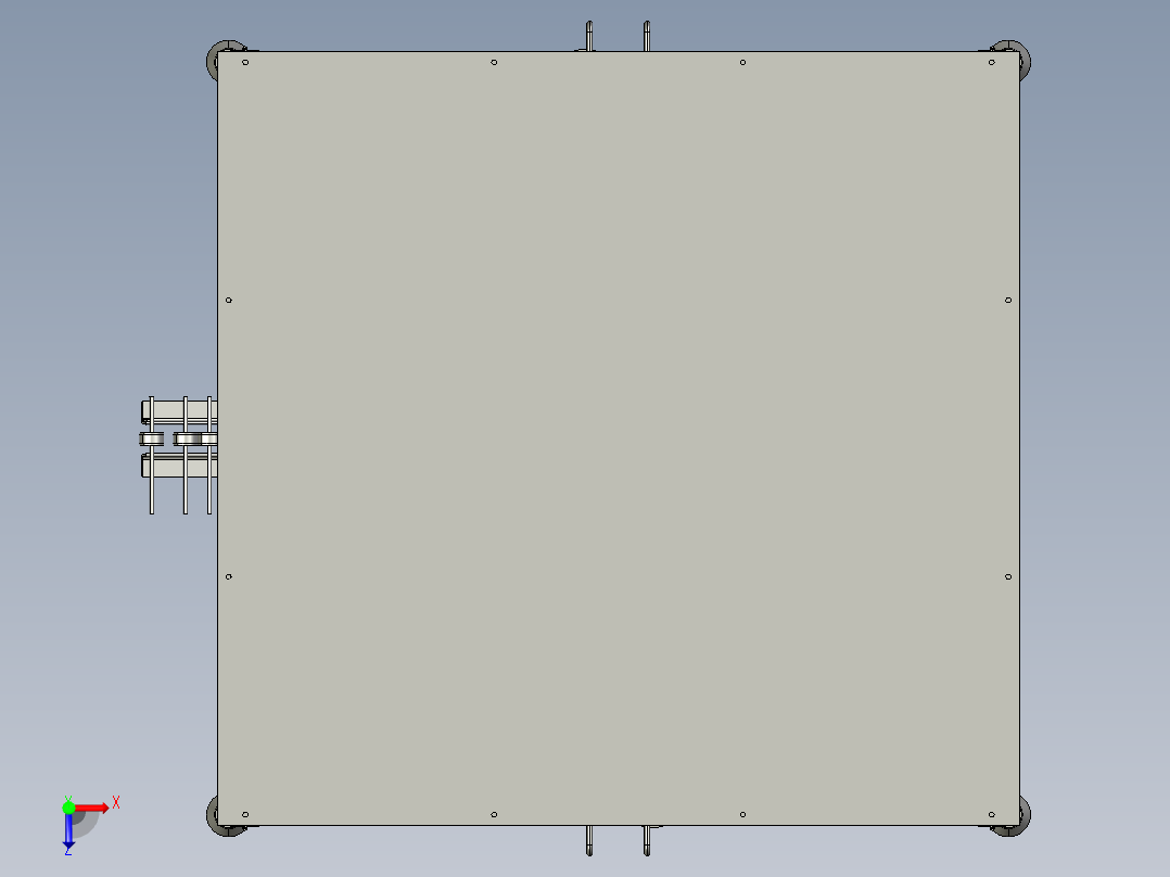 马达转子风叶组装总组图俯视图