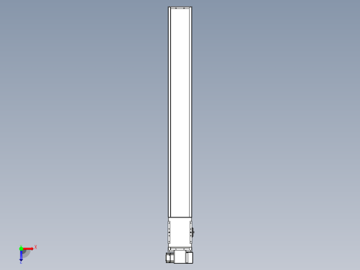 同步带全封闭直线模组TPA-HCB-14D-120-L1200-RP-C-P40-N3俯视缩略图