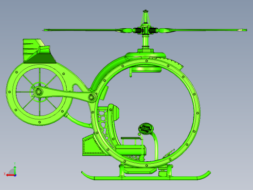 单人低空飞行器后视缩略图