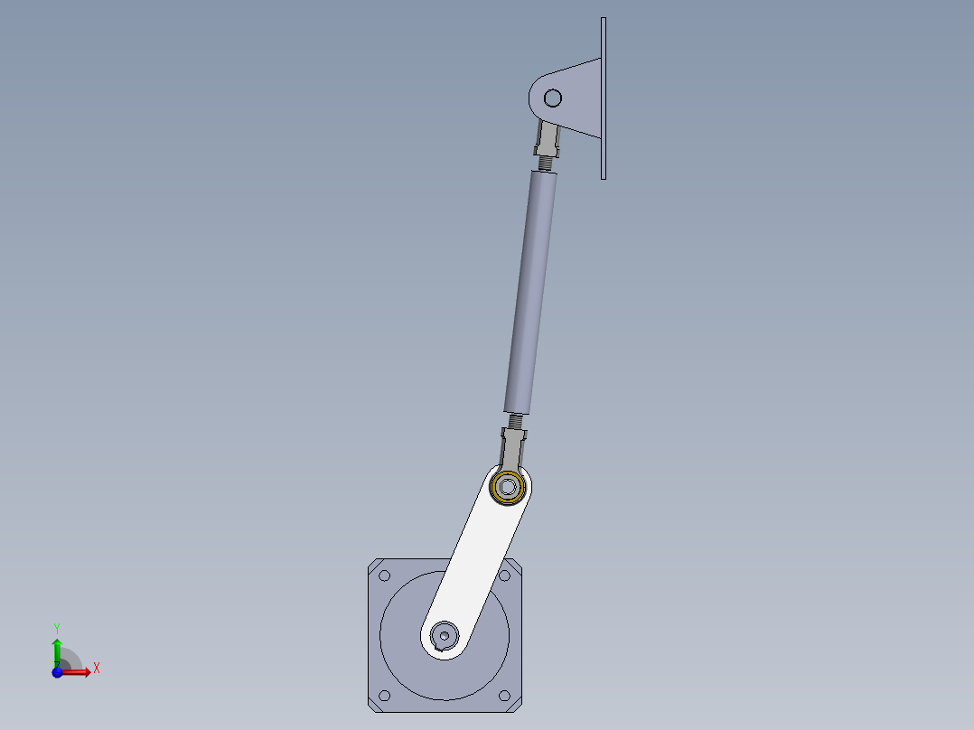 曲柄机构前视图