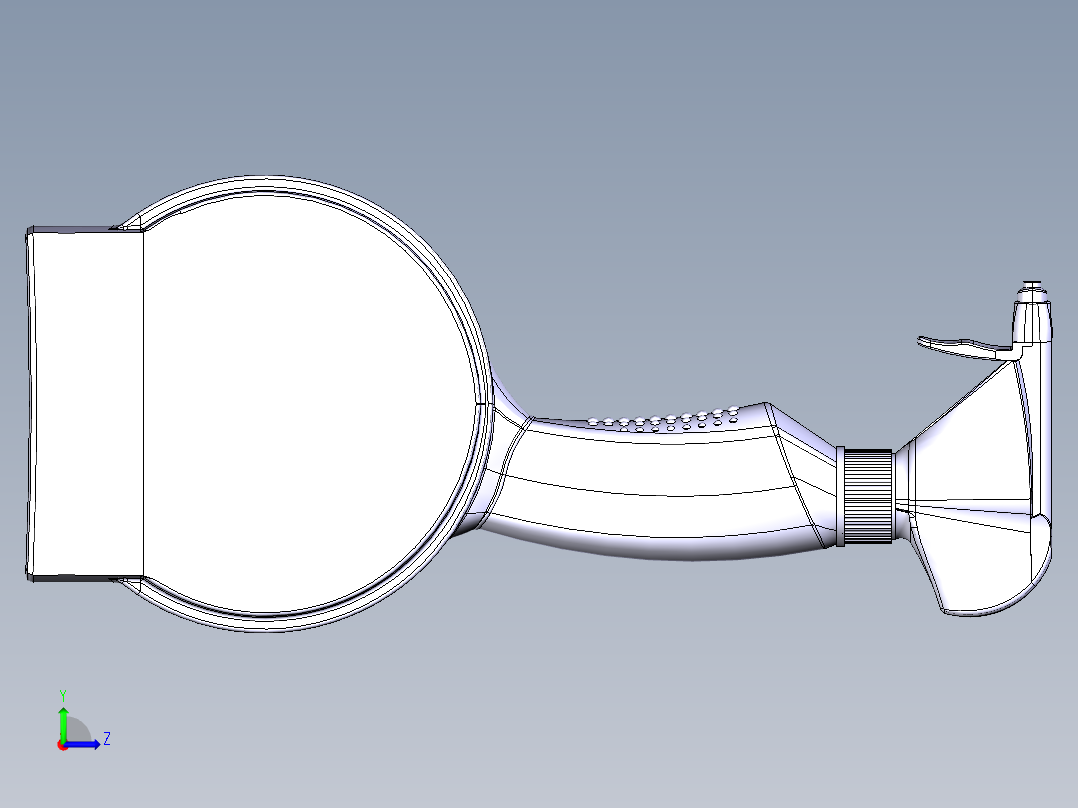 洗洁精瓶左视图