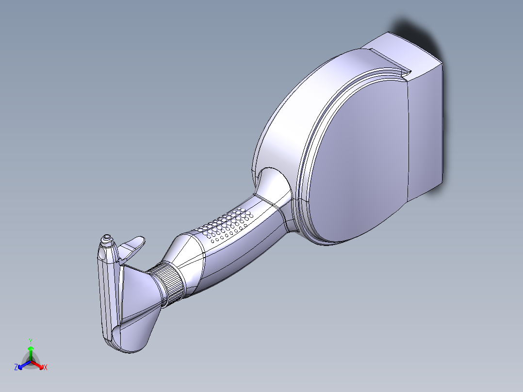 洗洁精瓶正等轴测图