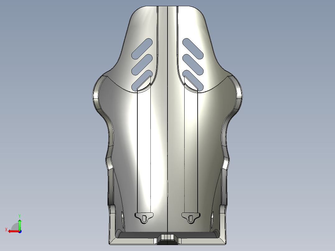 碳纤维桶形座椅carbon-fiber-bucket-seat-stp后视图