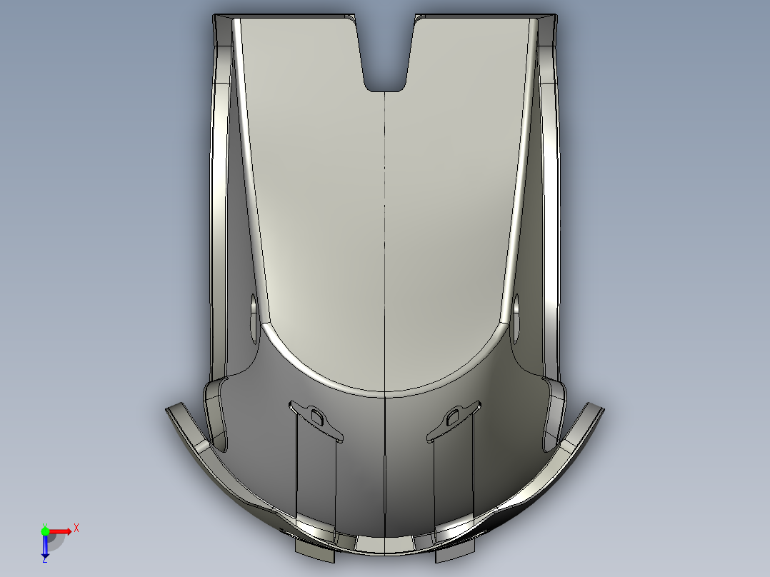 碳纤维桶形座椅carbon-fiber-bucket-seat-stp俯视图