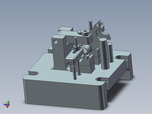 倒挡拨叉加工工艺及钻φ8斜孔夹具设计【含三维SolidWorks和UG】