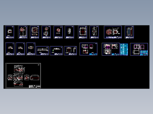 小型液压站CAD图纸