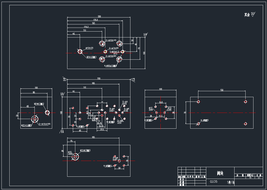 小型液压站CAD图纸