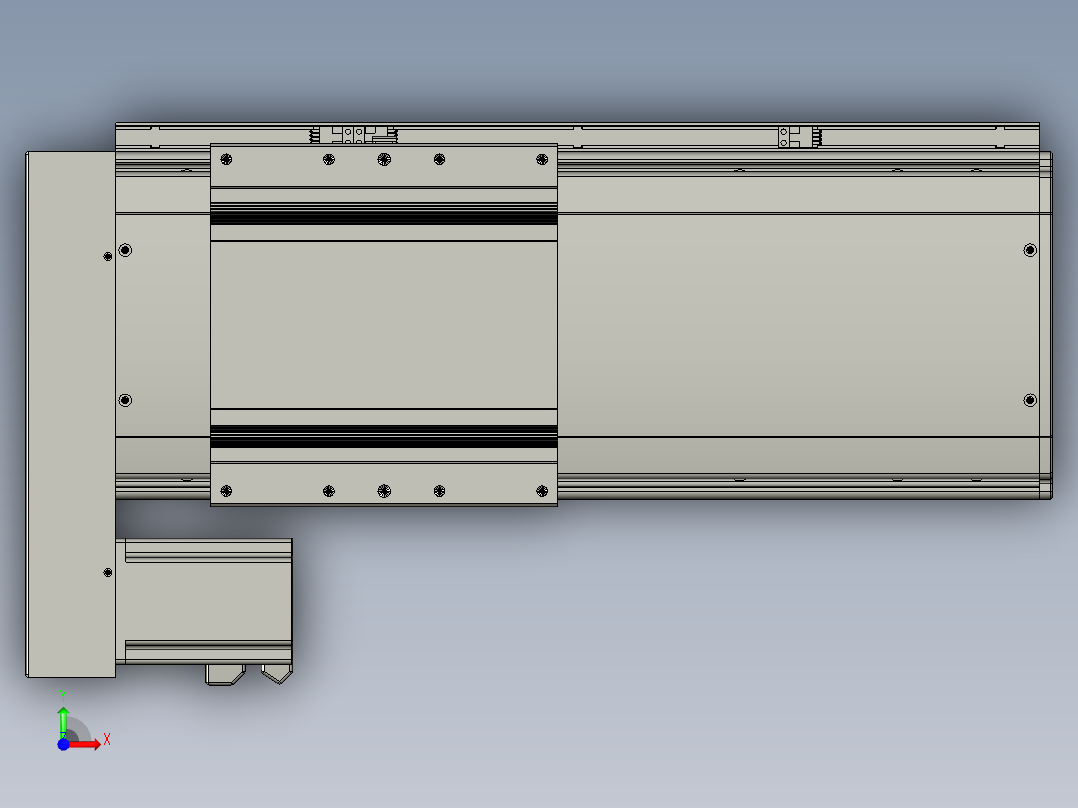 VF丝杆传动-一般环境VF22-S250-BL前视图
