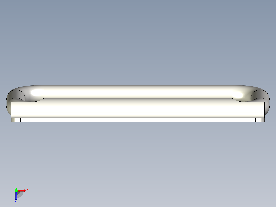 金属把手1俯视图