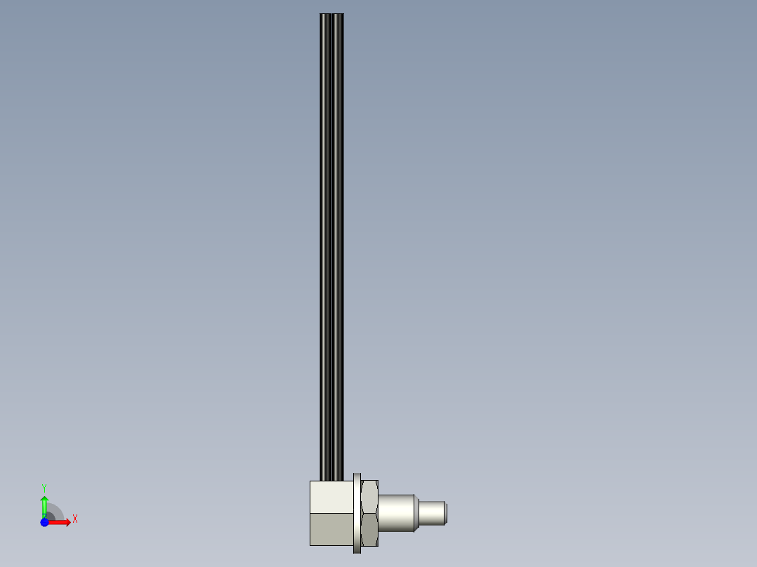 直角光纤_漫反射型FR-Y33前视图