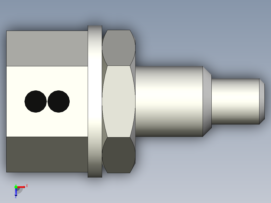直角光纤_漫反射型FR-Y33俯视图
