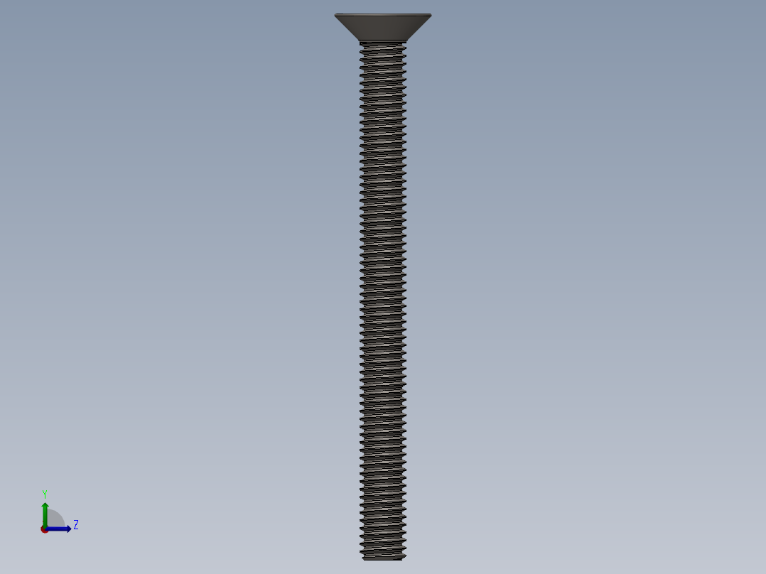 Screw_ISO_10642_M3x35_A2.SLDPRT左视图