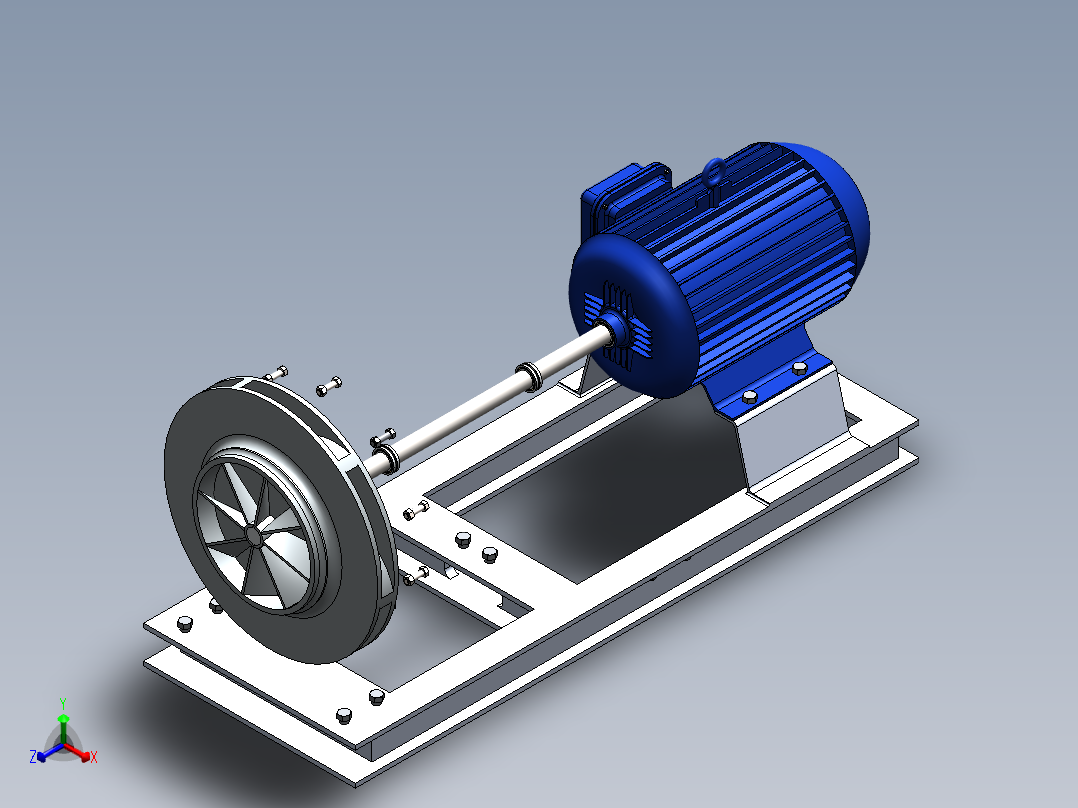 泵、水泵(68)正等轴测图