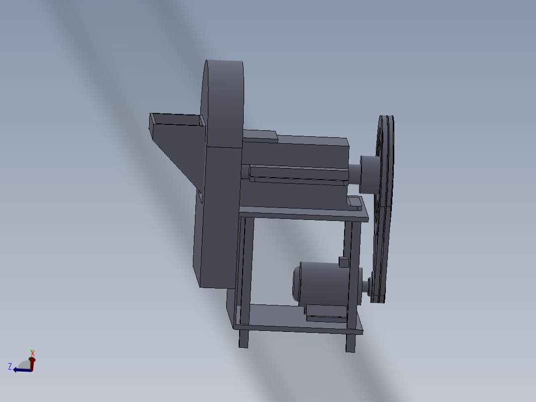 红薯切片机的设计【三维SW】