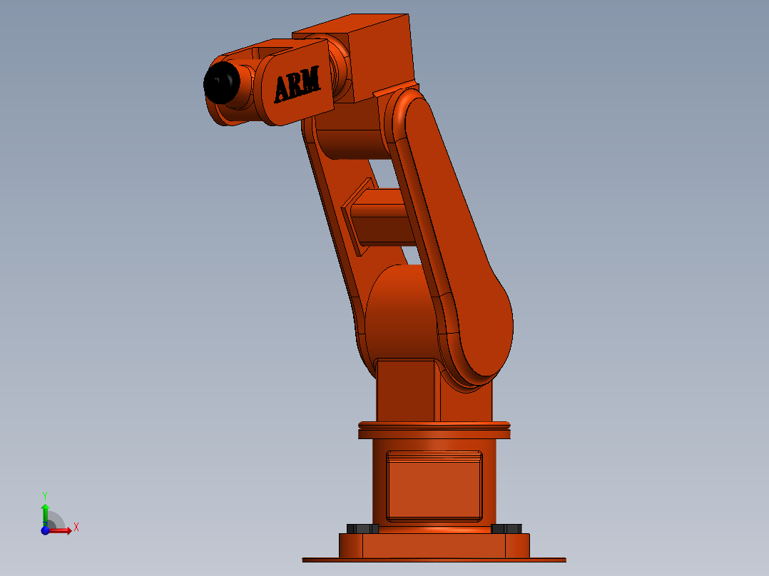 机械手臂前视图