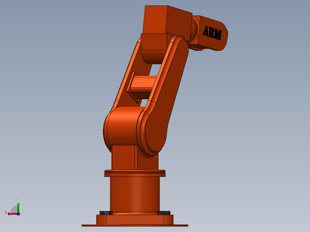 机械手臂后视图