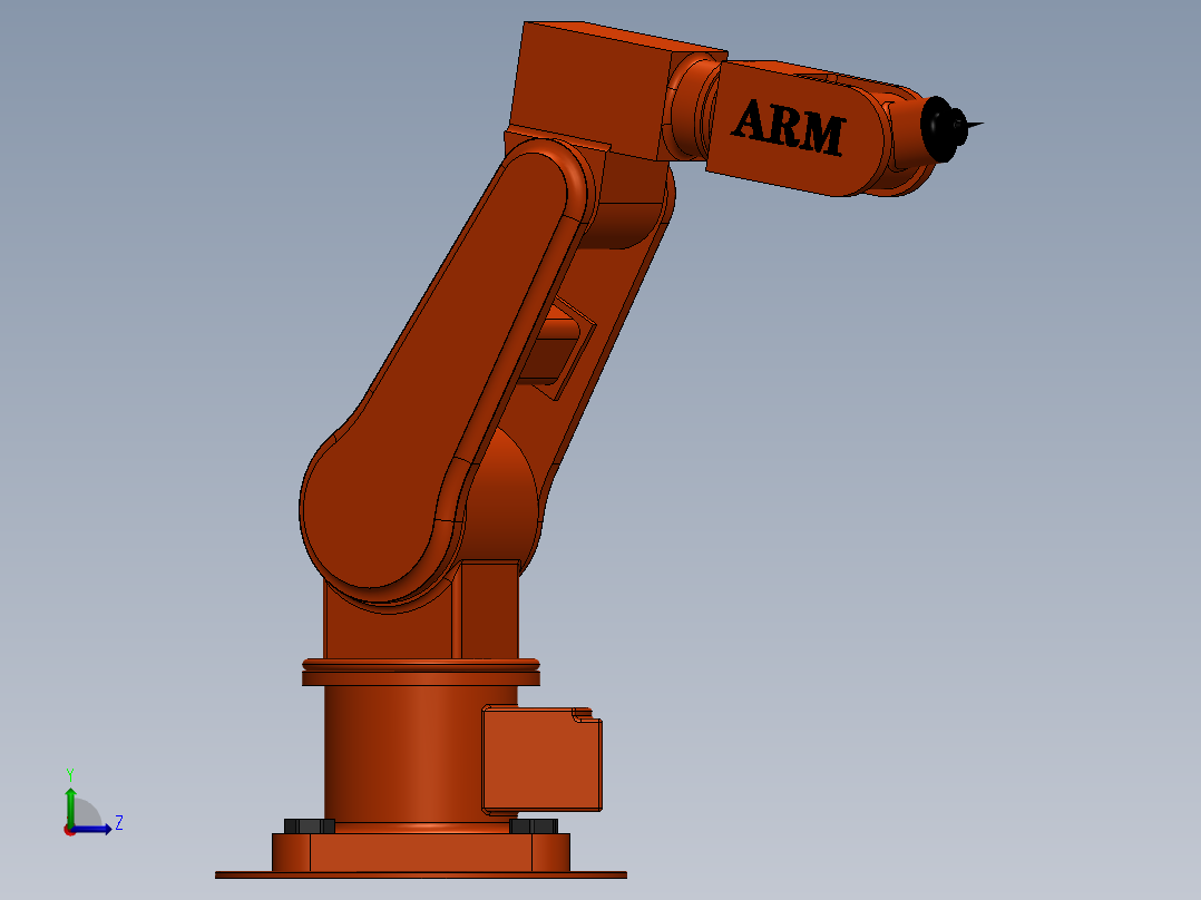 机械手臂左视图