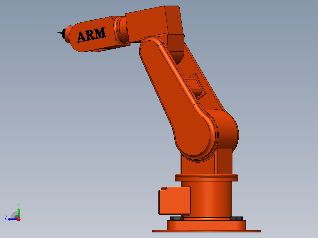 机械手臂右视图