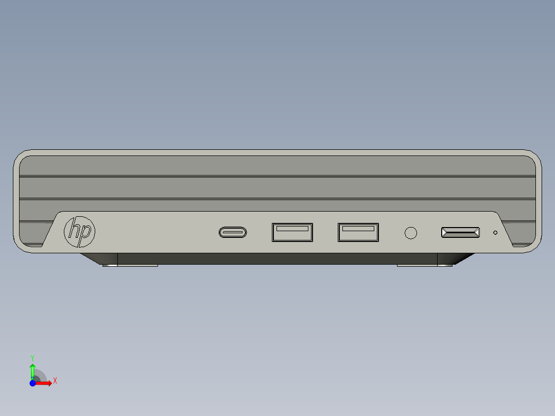 惠普prodesk 400g6 12前视图