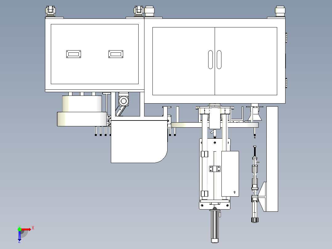 自动送料拧紧枪1101423俯视图