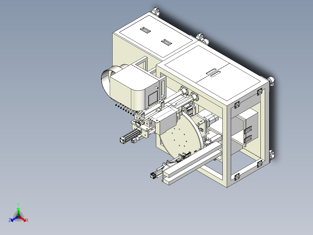自动送料拧紧枪1101423正等轴测图