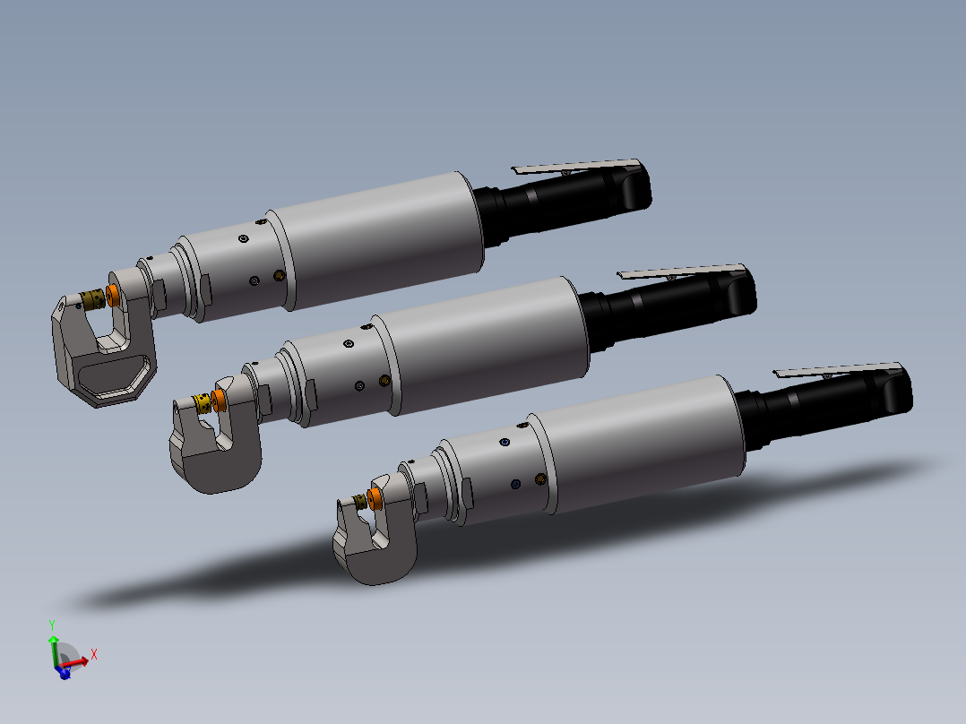 3款UniClinch气液铆接工具模型