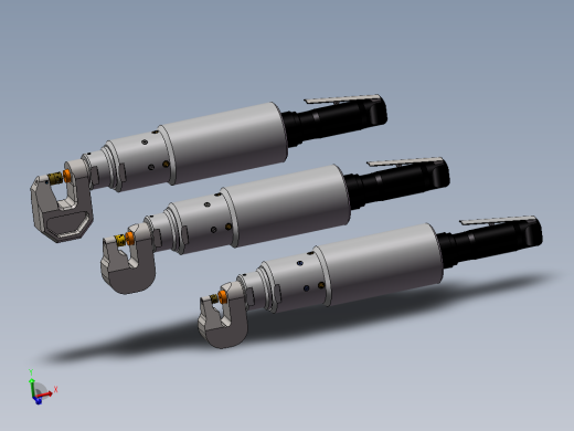 3款UniClinch气液铆接工具模型