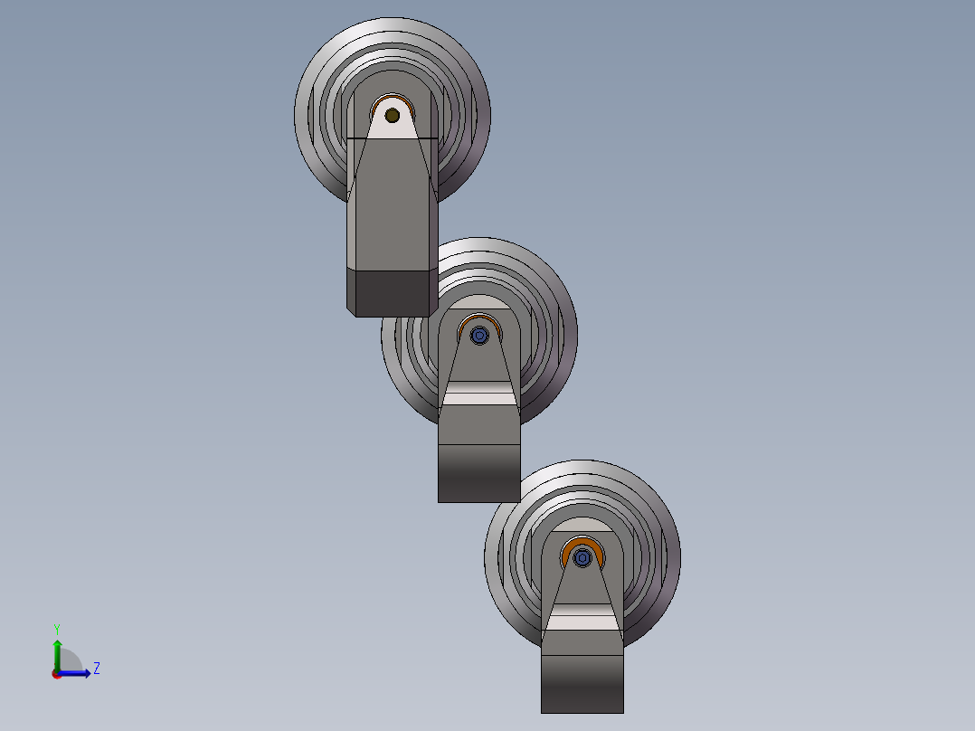 3款UniClinch气液铆接工具模型左视图