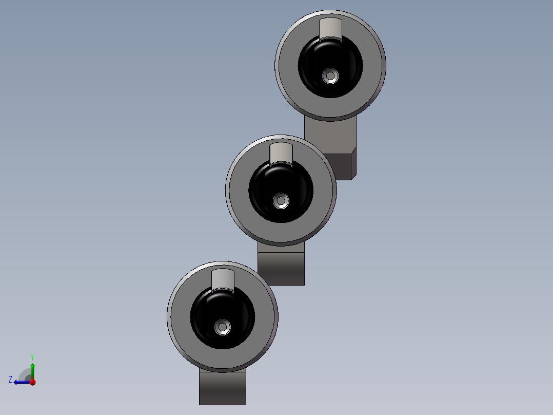 3款UniClinch气液铆接工具模型右视图