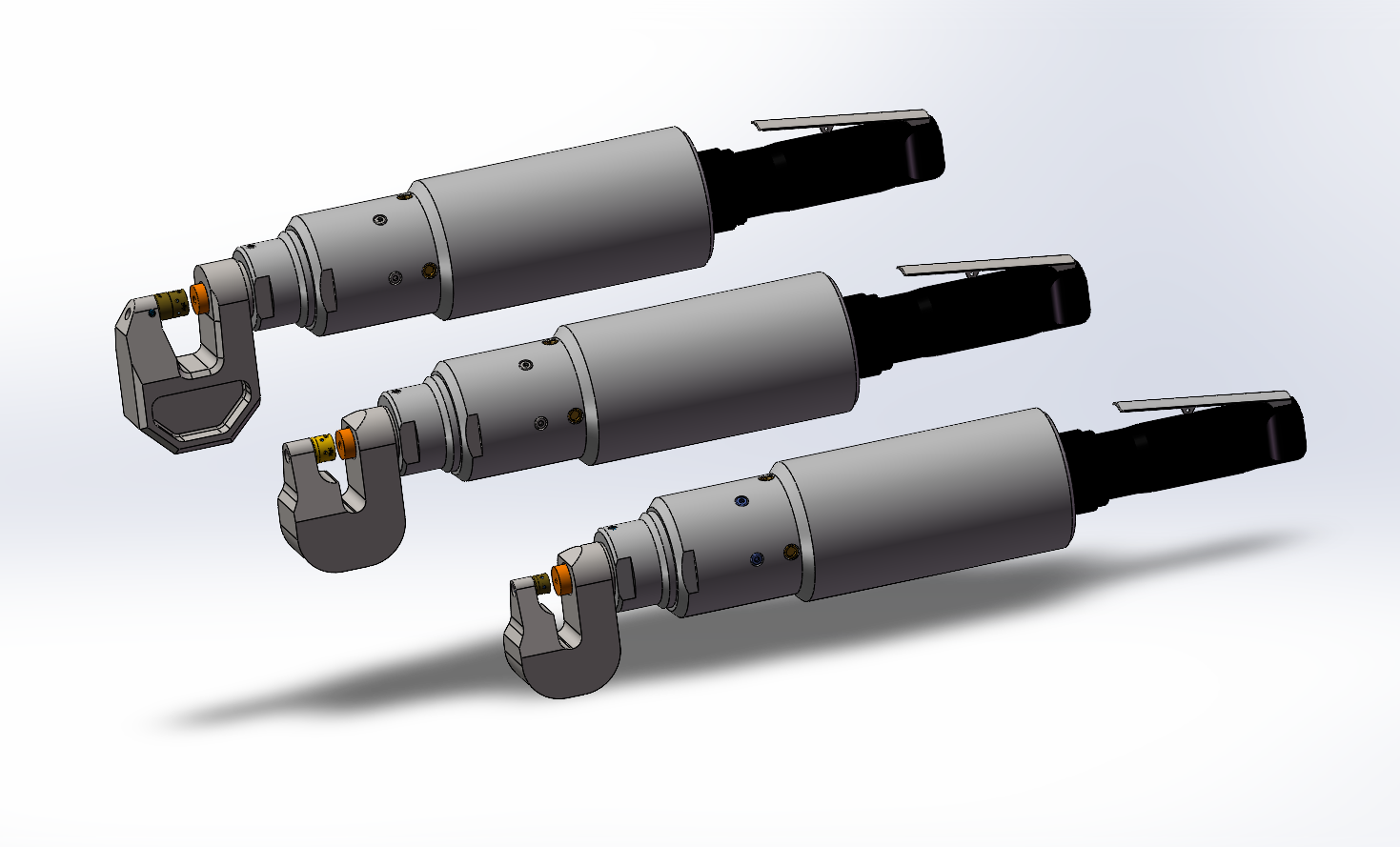3款UniClinch气液铆接工具模型