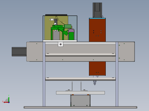 自动打螺钉装置  sw22后视缩略图