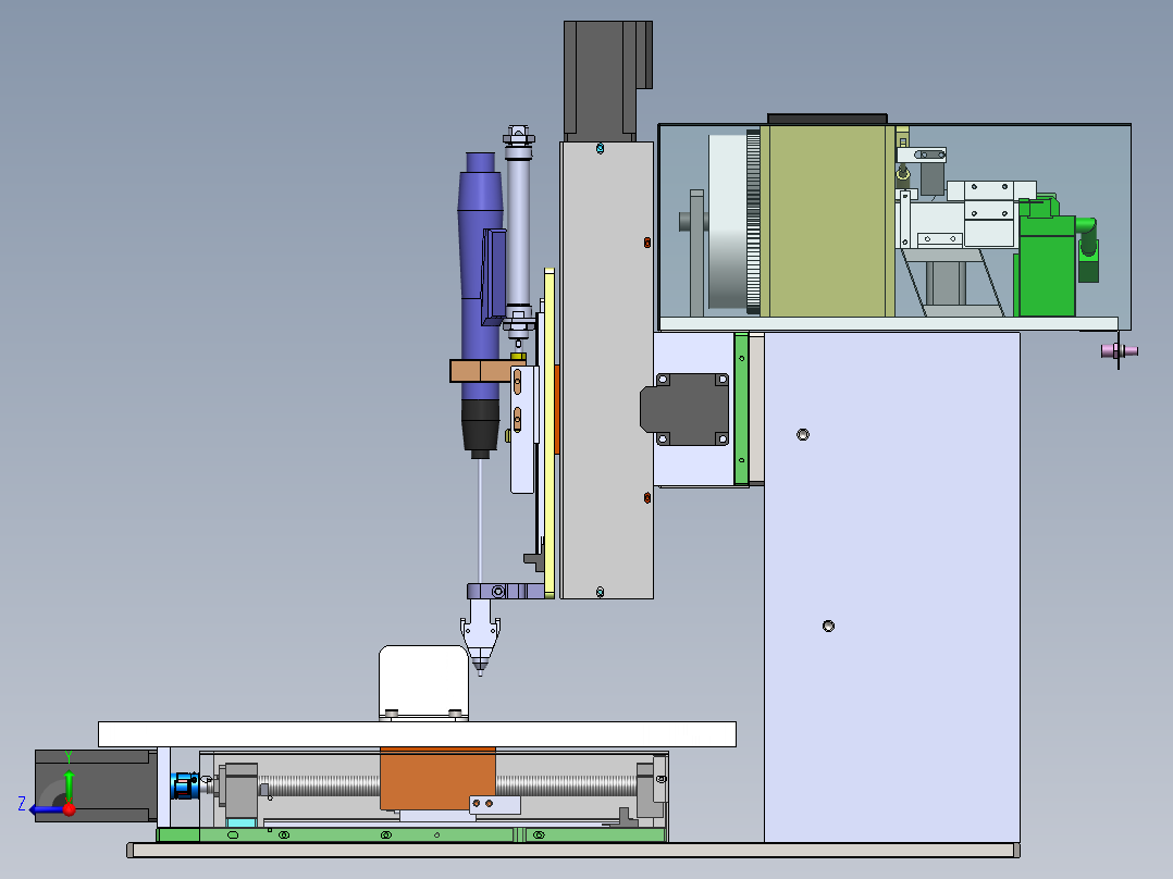自动打螺钉装置  sw22右视图