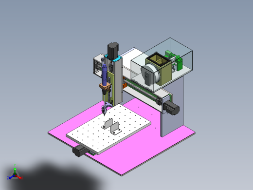 自动打螺钉装置  sw22正等轴测缩略图