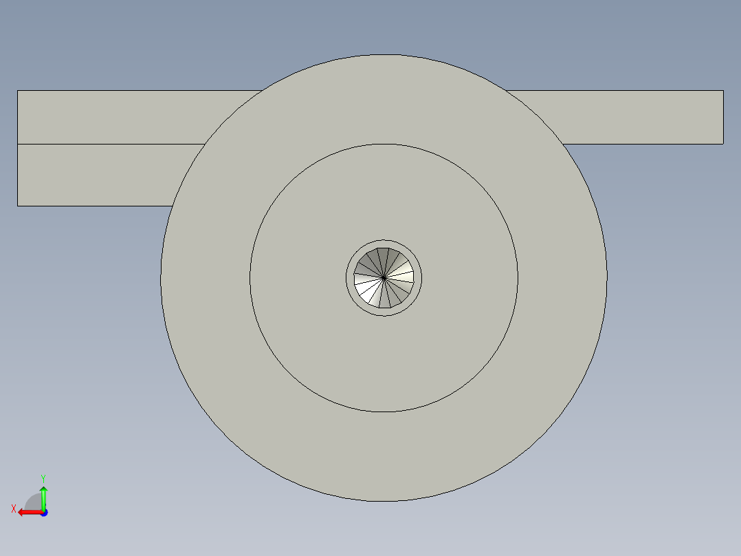 xx摆动式翻板到位后视图