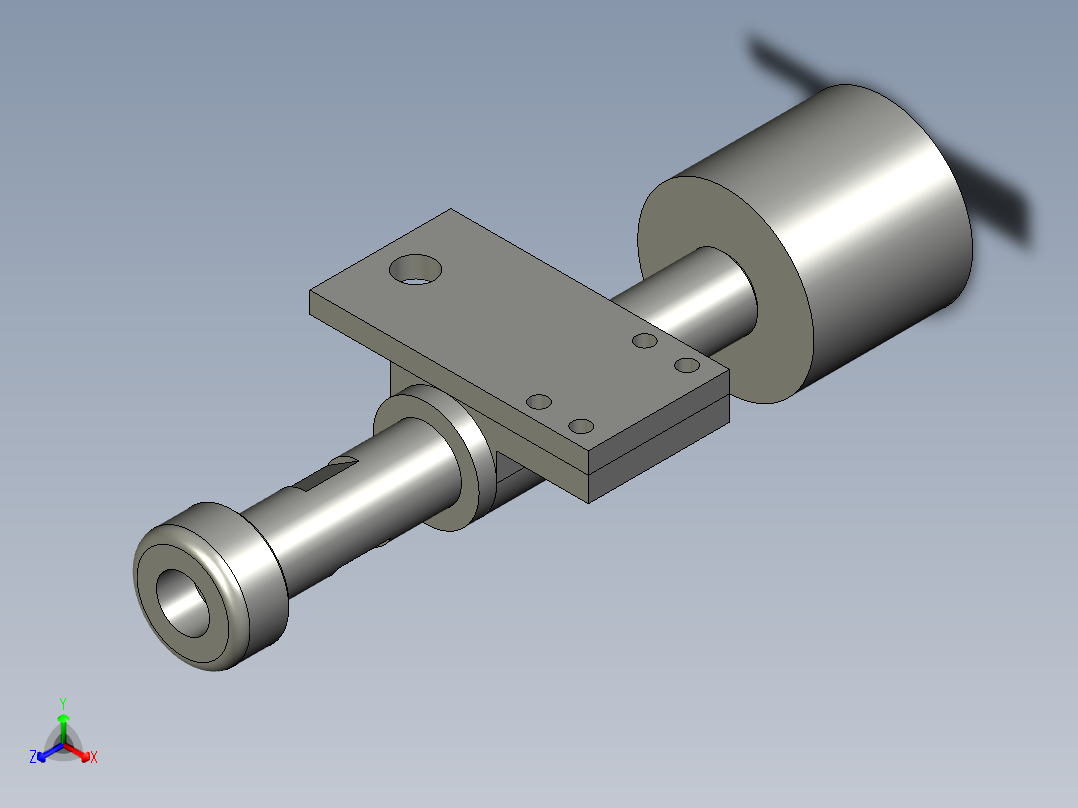 xx摆动式翻板到位正等轴测图