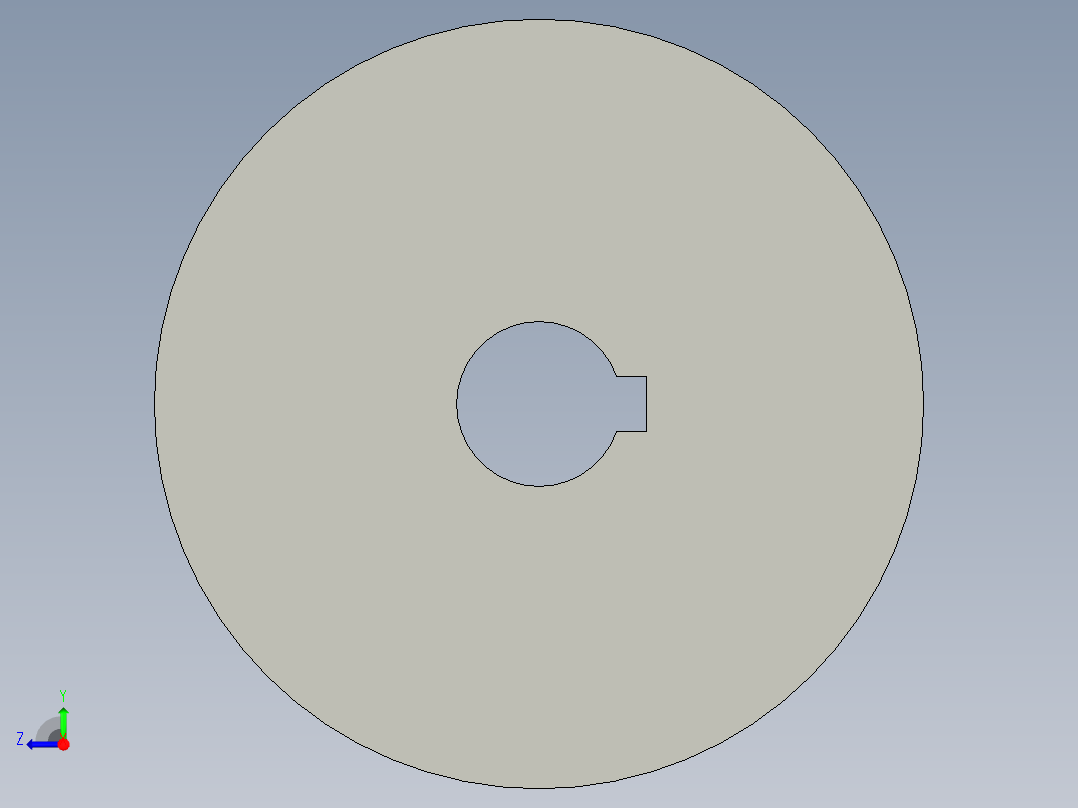 平移被动同步带轮HTD5M-42T右视图