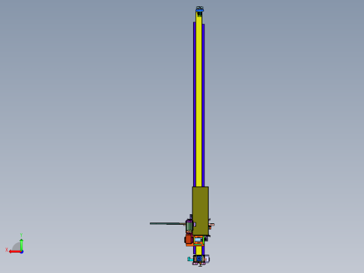 立体货架用有轨巷道式堆垛机后视缩略图