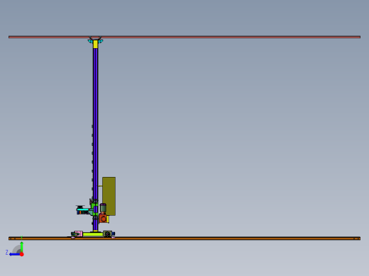 立体货架用有轨巷道式堆垛机右视缩略图