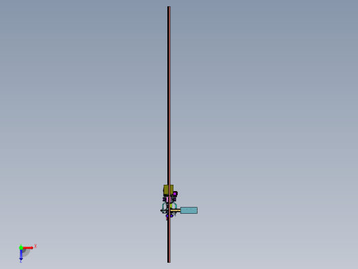 立体货架用有轨巷道式堆垛机俯视缩略图